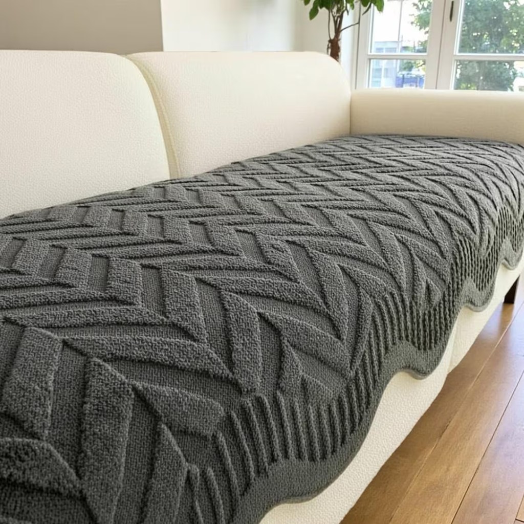 Thick Pet Sofa Protector: Plush Non-Slip Full Seat Cover