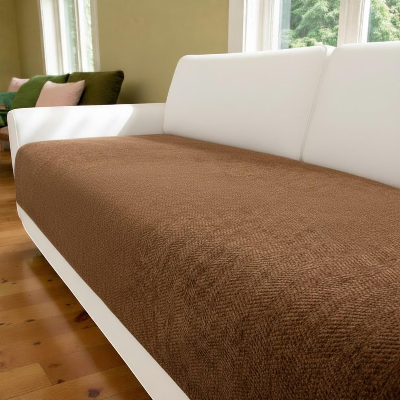 Textured Pet Sofa Cover: Thick Non-Slip Seat Mat